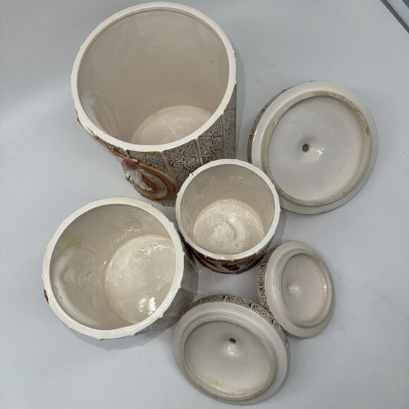 Sears Roebuck '78 Country Coordinates Canisters Salt N Pepper Napkin Holder SET - Picture 8 of 13